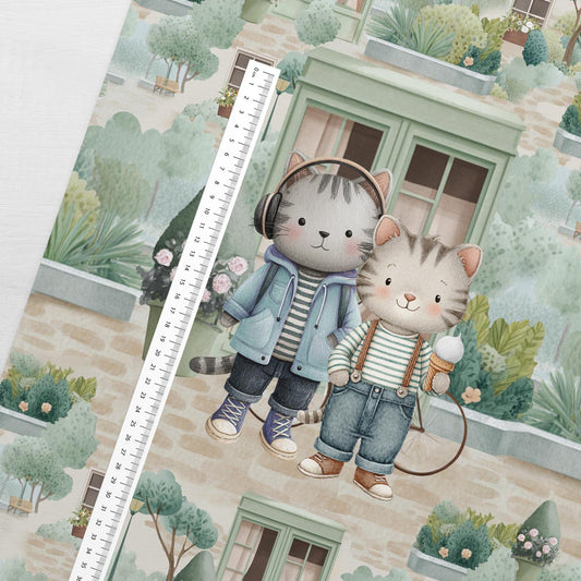 Aastrikotaažist paneel 40x50 cm – linnakasside jalutuskäik 250 g/m²