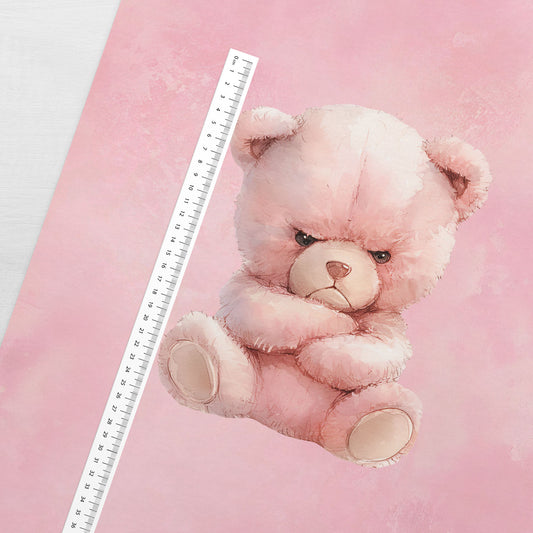 Silmkoekangapaneel 40x50 cm - roosa muster 250 g/m²