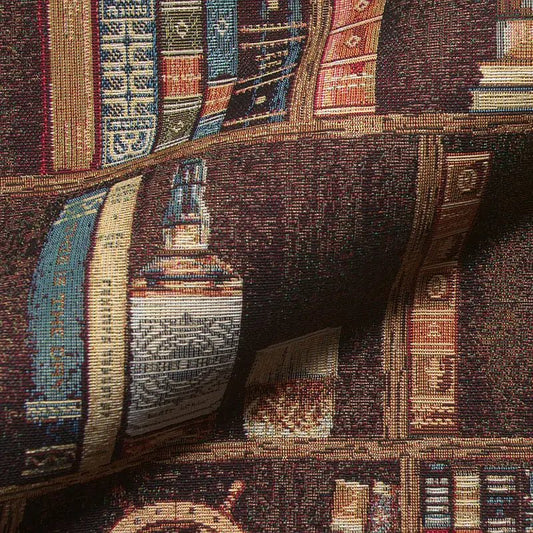 Attēls ar Gobelēns - bibliotēka 350 g/m² – pieejams Šarlotes audumi