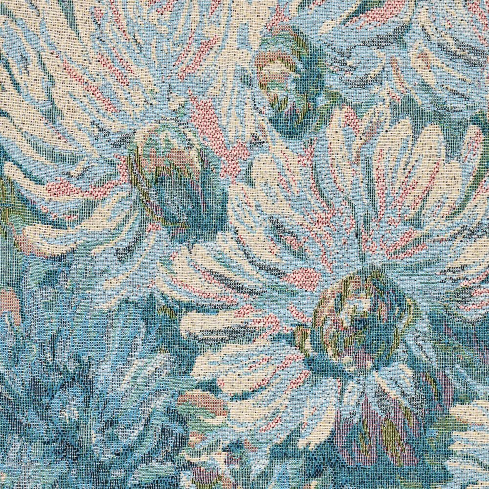 Gobelēns - zilie dārza ziedi 260 g/m²