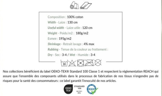 Muslīns ar izšuvumu-bēši ziedi 180 g/m²