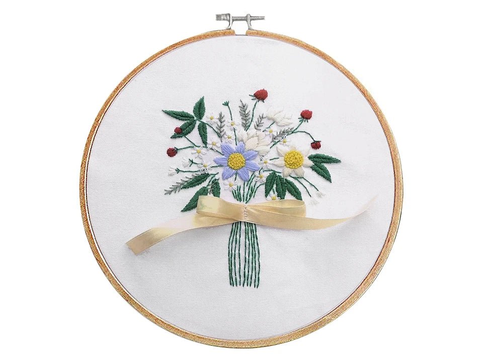 Izšūšanas komplekts - ziedu pušķis