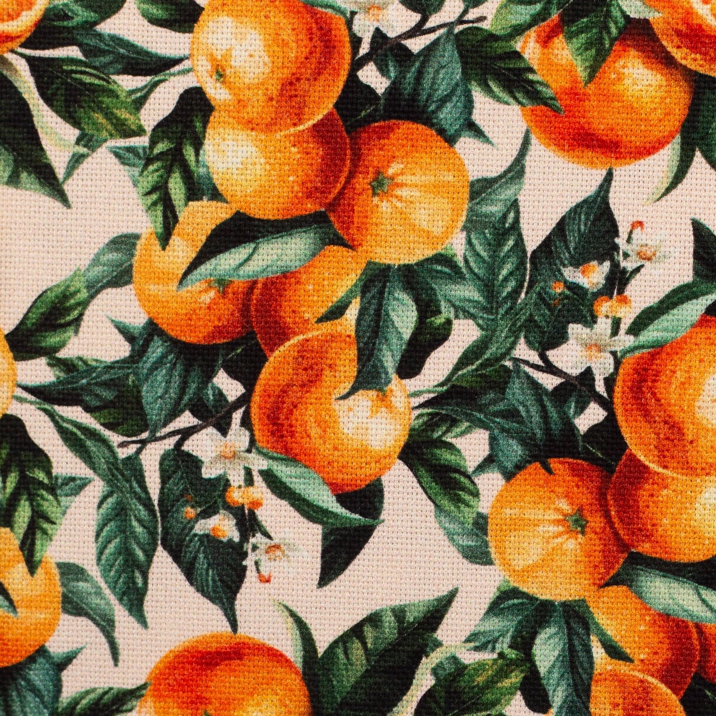 Attēls ar Kanvas audums - mandarīni 200 g/m² – pieejams Šarlotes audumi