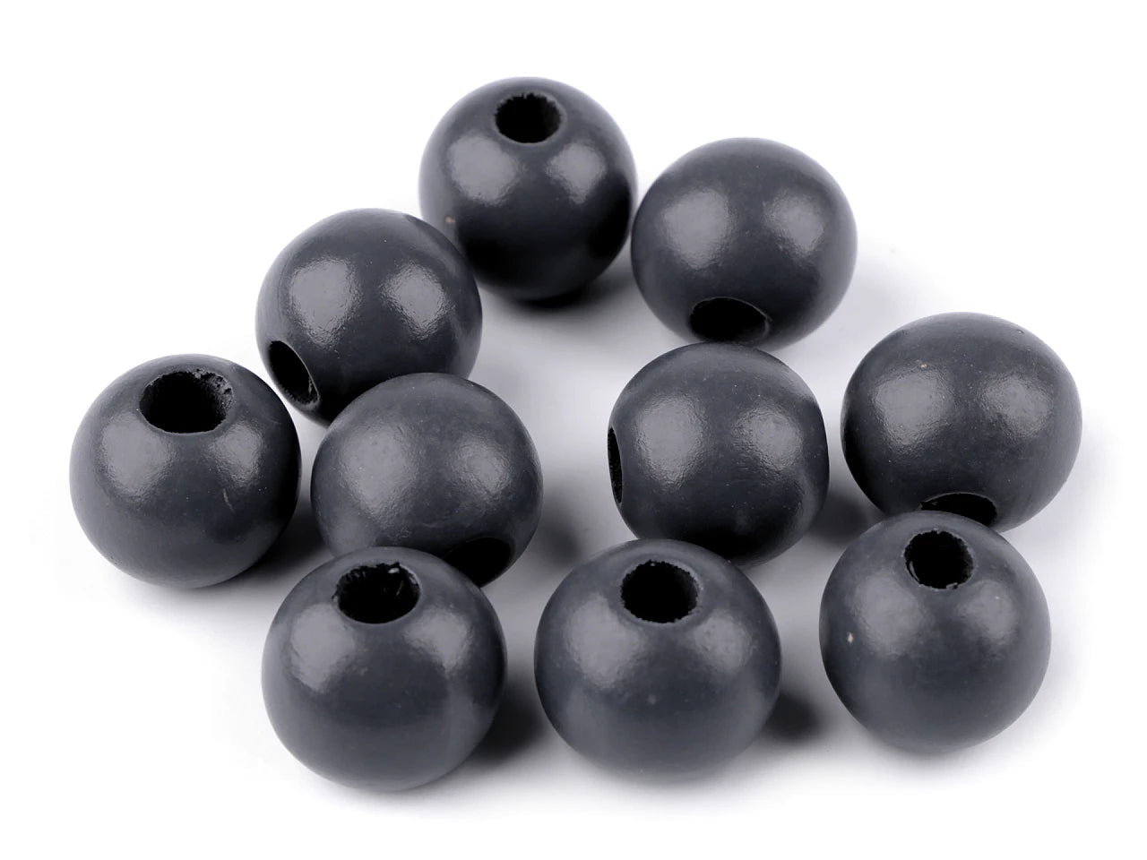 Koka pērlītes Ø 25 m 10 gab.| dažādu toņu