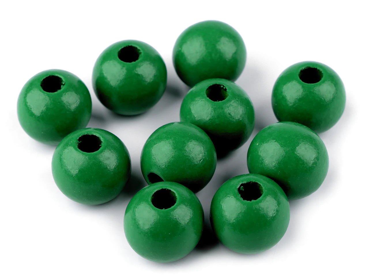 Koka pērlītes Ø 25 m 10 gab.| dažādu toņu