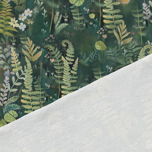 Kokvilnas cilpiņtrikotāža - mežs 250 g/m²