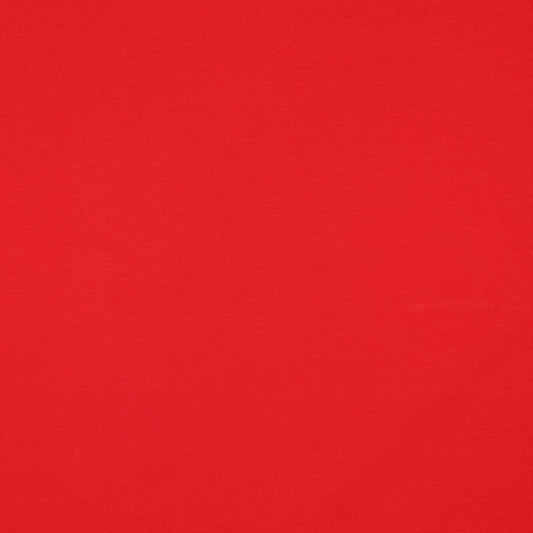 Kokvilnas cilpiņtrikotāža - sarkana 235 g/m² (GOTS sertif.)