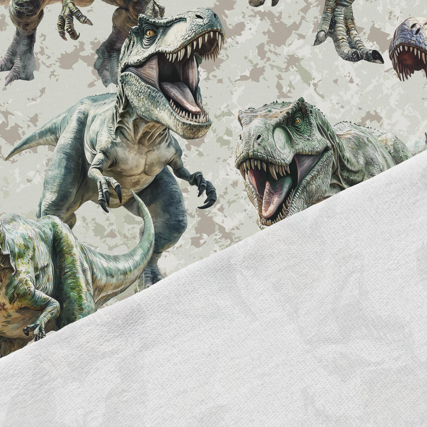 Kokvilnas cilpiņtrikotāža - T - rex 250 g/m²