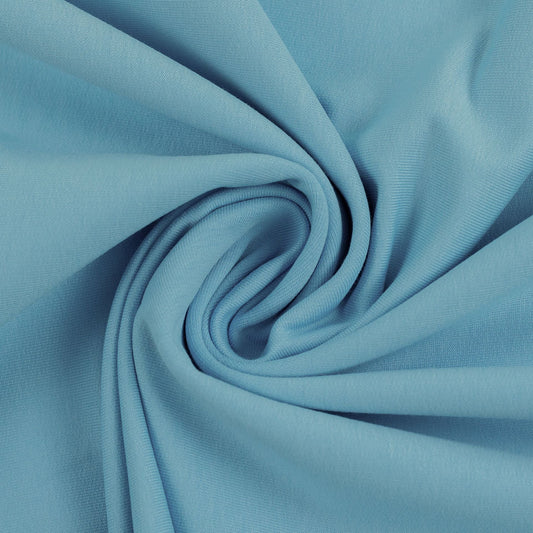 Kokvilnas cilpiņtrikotāža - tirkīzzila 240 g/m²