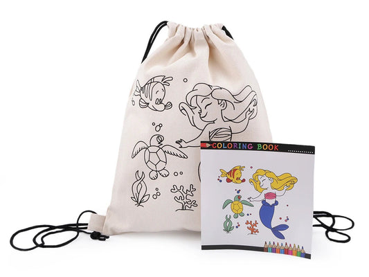 Kokvilnas maisiņš ar attēlu krāsošanai – nāriņa