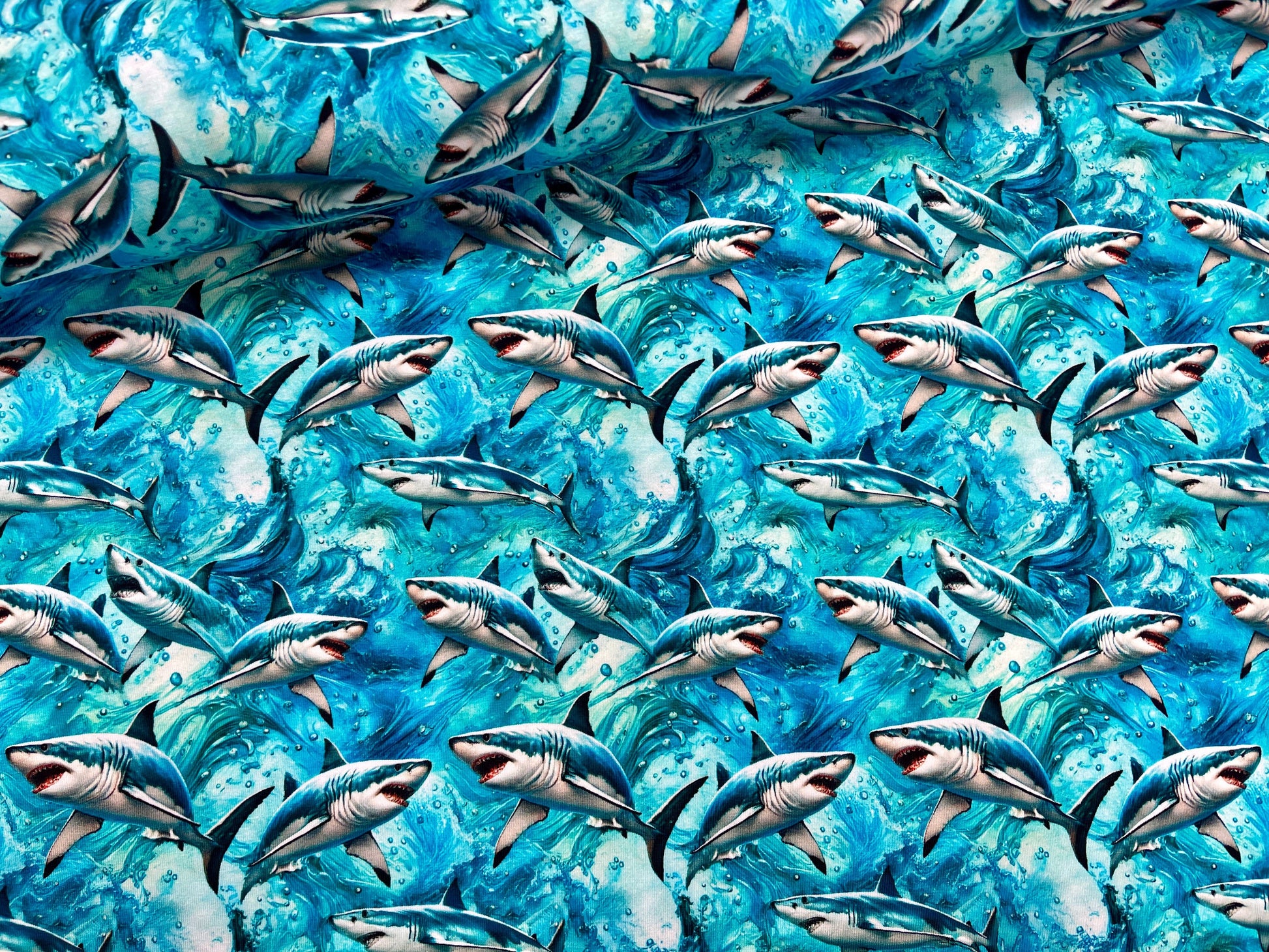 Kokvilnas trikotāža - haizivis 200 g/m²