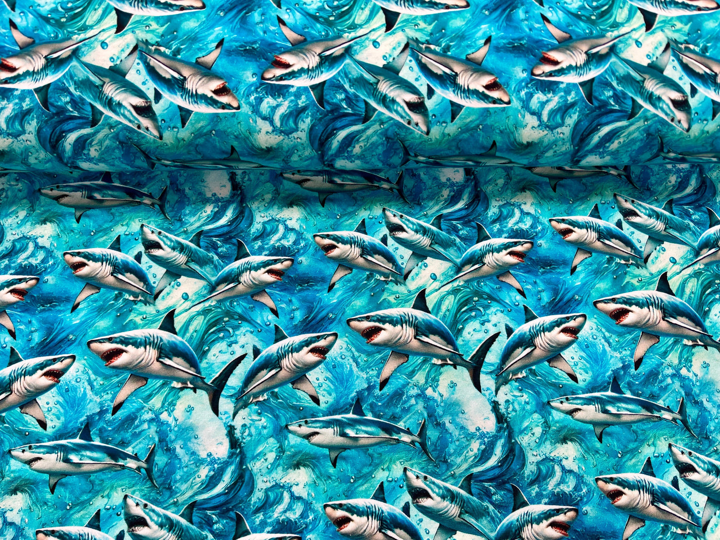 Kokvilnas trikotāža - haizivis 200 g/m²