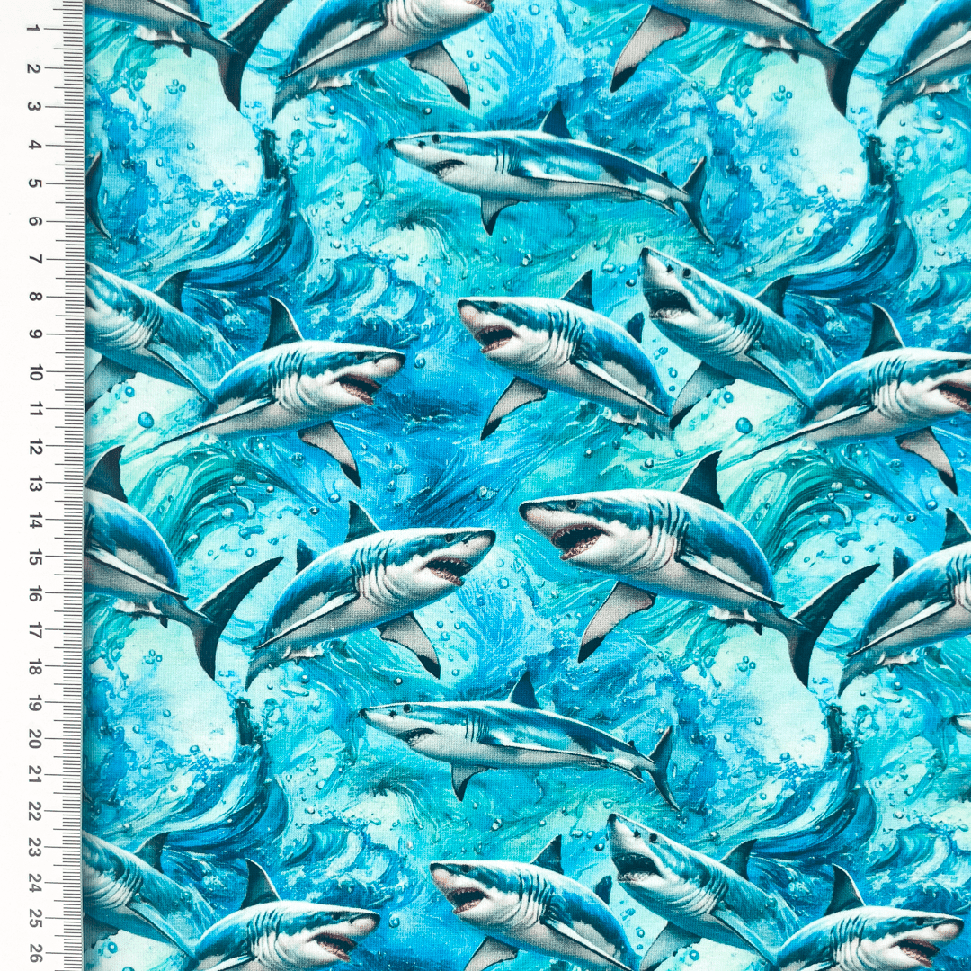 Kokvilnas trikotāža - haizivis 200 g/m²