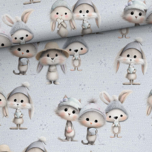 Kokvilnas trikotāža - pelītes 200 g/m²