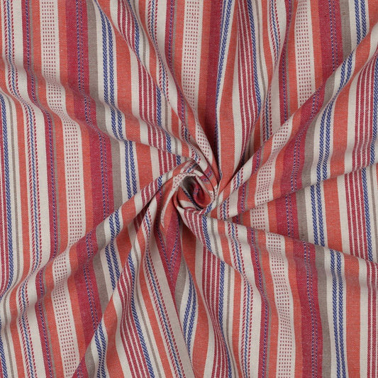 Attēls ar Lina viskozes audums ar svītrām 200 g/m² – pieejams Šarlotes audumi