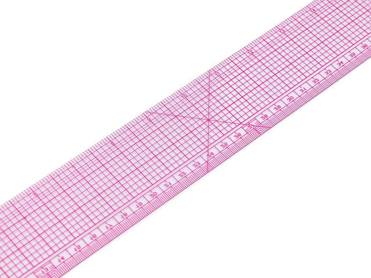 Lineāls 5x55 cm | Caurspīdīgs | Patchwork un šūšanas darbiem
