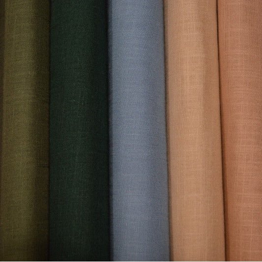 Lins ar viskozi - bordo 200 g/m²