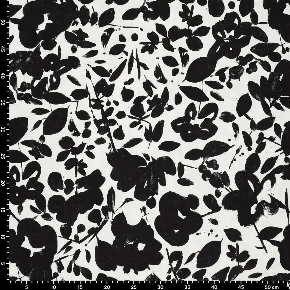 Lins ar viskozi - melnas lapas 180 g/m²