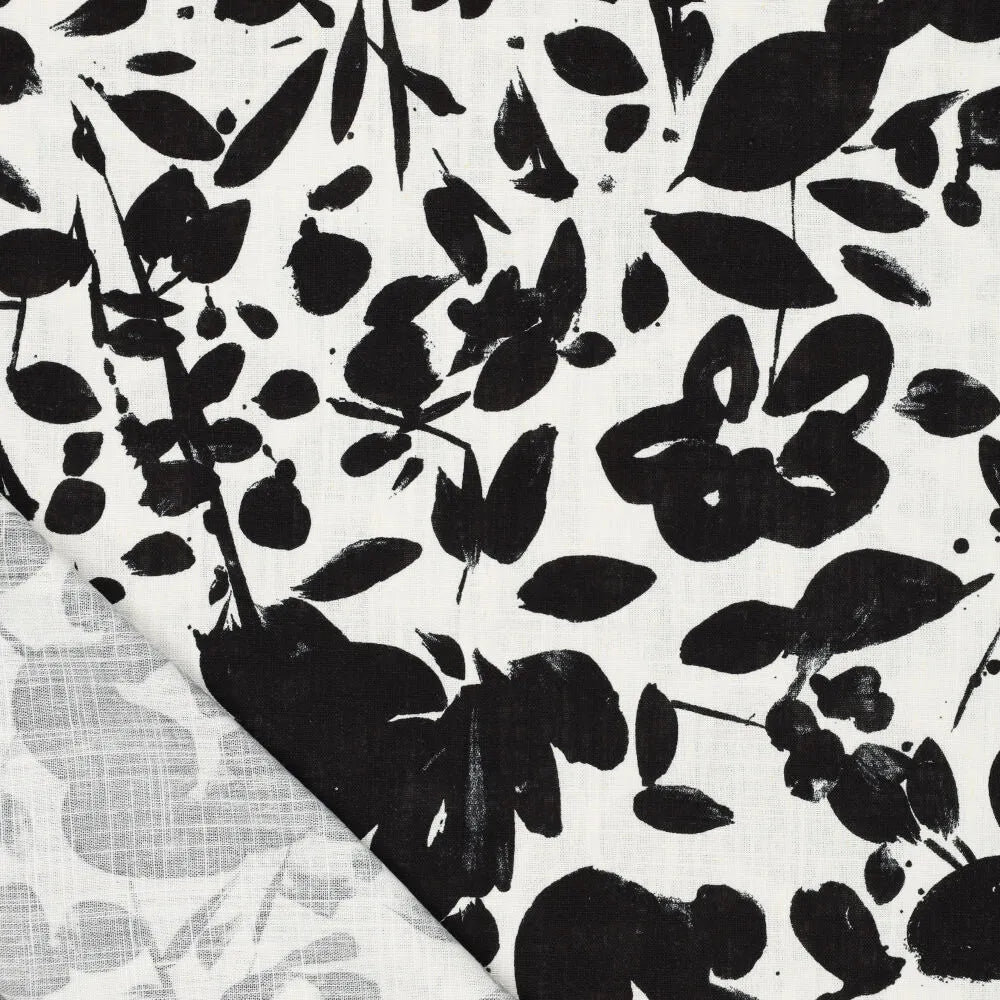 Lins ar viskozi - melnas lapas 180 g/m²