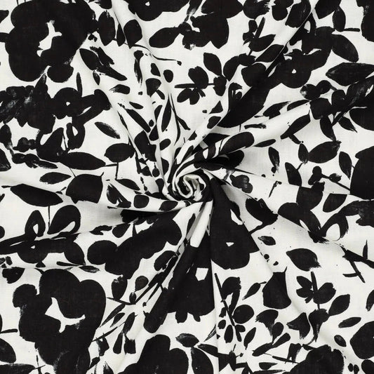 Lins ar viskozi - melnas lapas 180 g/m²