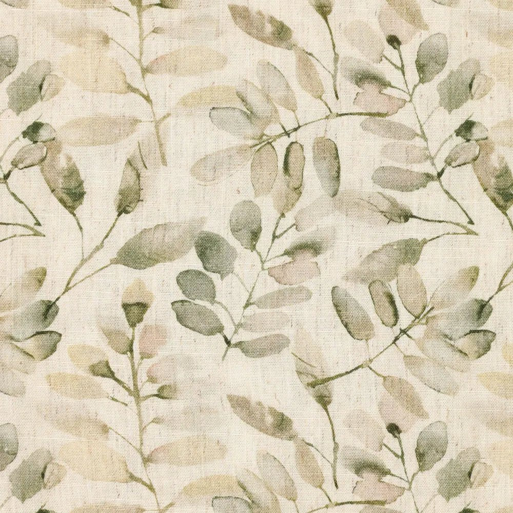 Lins ar viskozi - zaļas lapas uz dabīga fona 180 g/m²