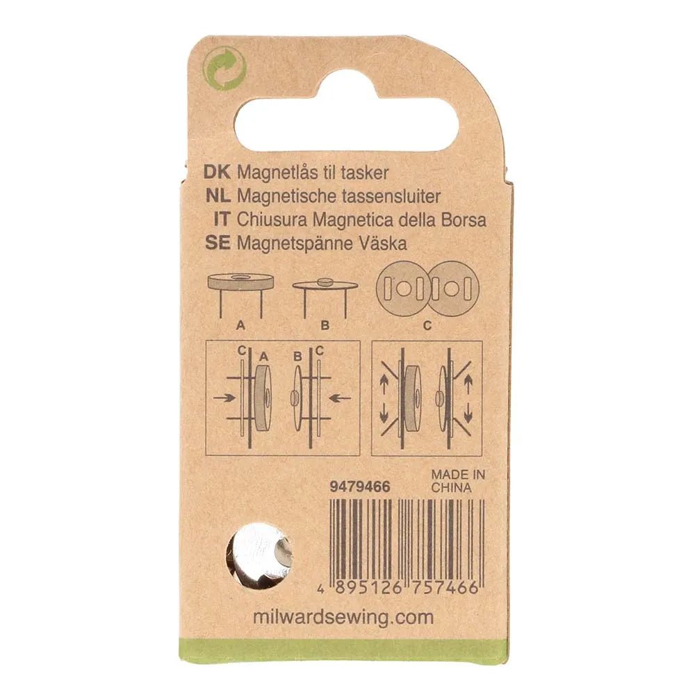 Magnēta aizdare Ø18 mm - zelta