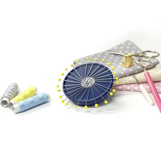 Magnētiskais kniepadatu turētājs Hemline | Zilā krāsā | Ø 5 cm