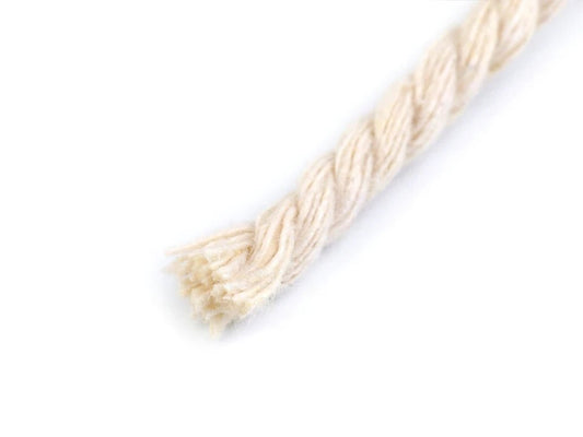 Attēls ar Makramē Macrame kokvilnas aukla Ø5 15 m|dažādu toņu – pieejams Šarlotes audumi