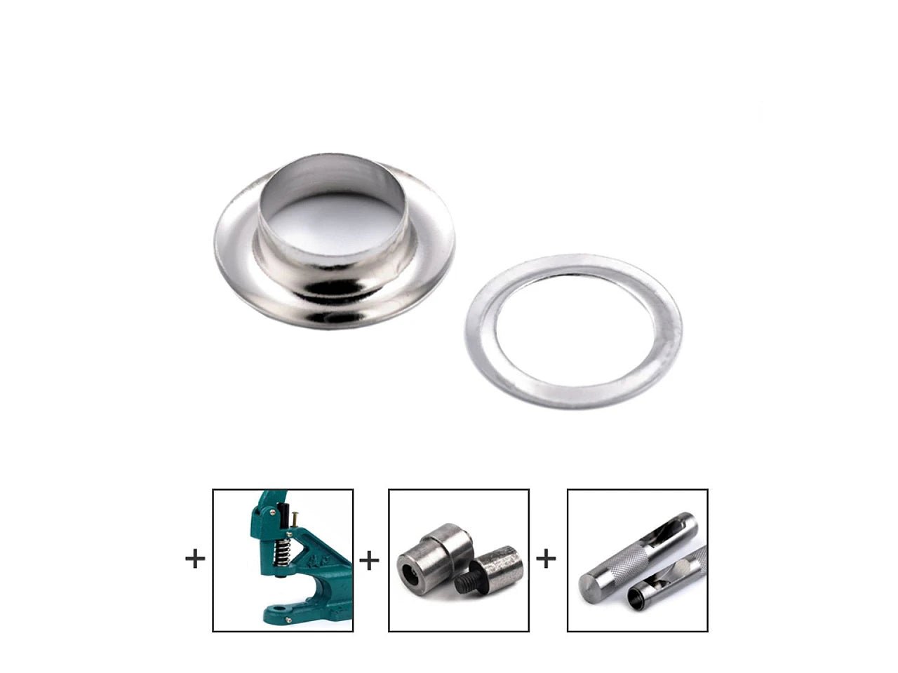 Metāla gredzeni, Luversi 10 mm |10 gab | dažādu toņu