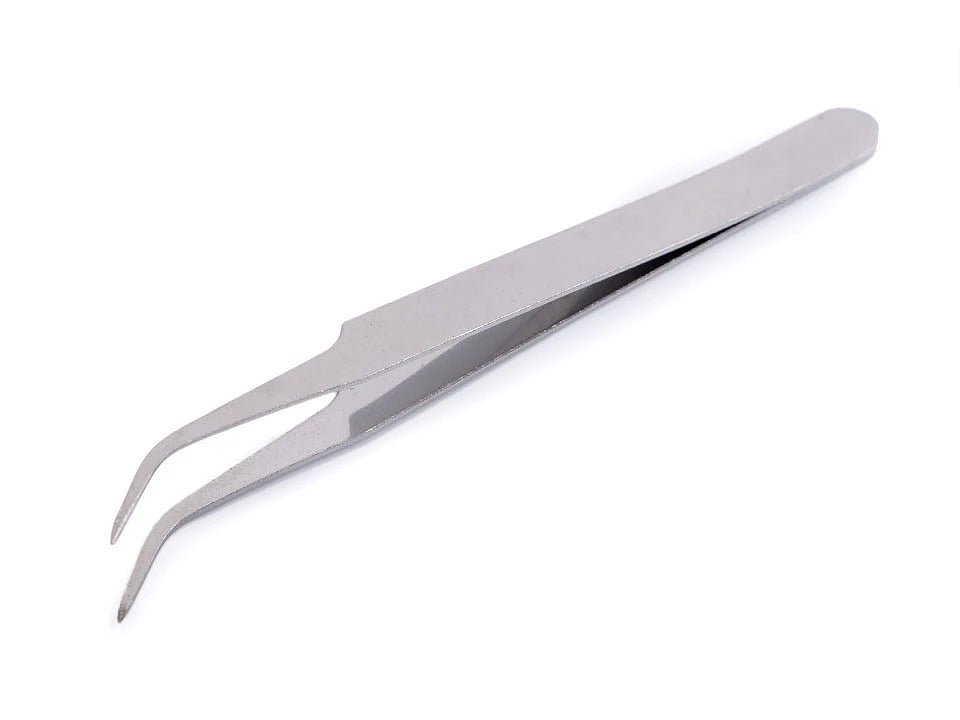 Metāla izliekts pincets 11,5 cm