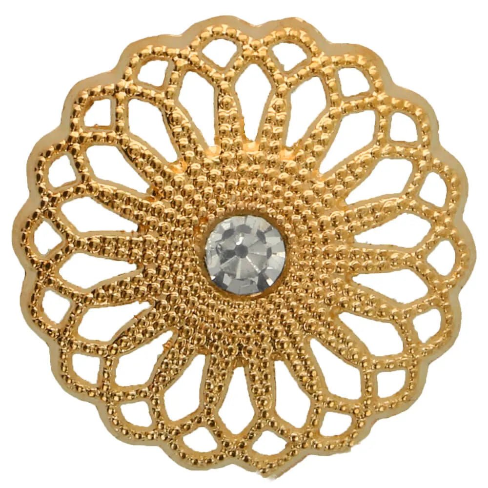 Metāla pogas uz kājiņas 25 mm