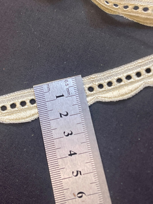 Attēls ar Mežģīne 2 cm-šampanieša – pieejams internetā Šarlotes audumi