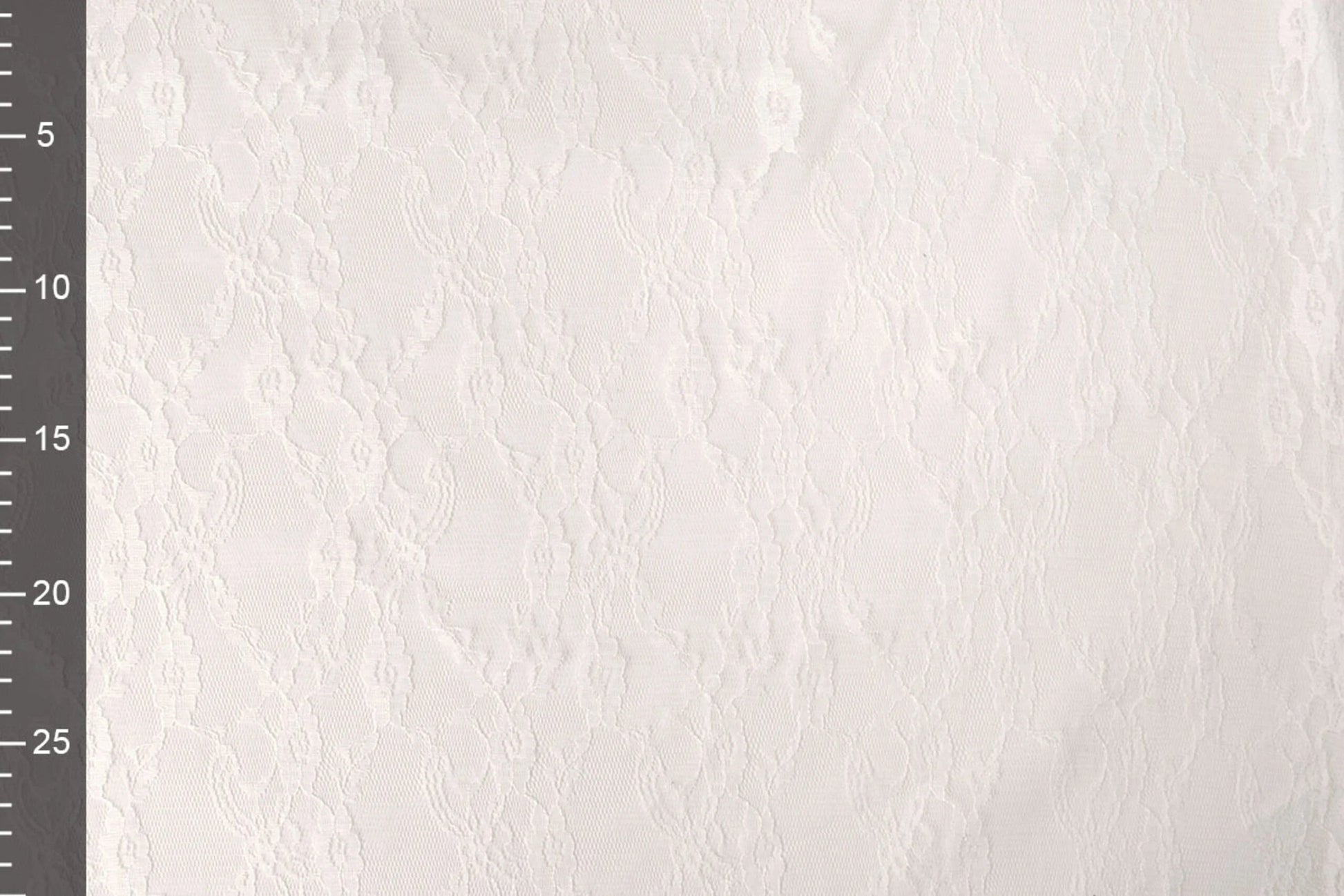 Mežģīņu audums smalks - balts 50 g/m²