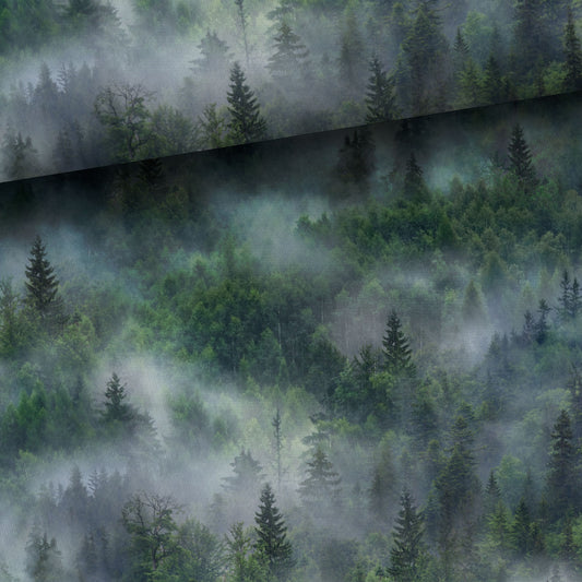 Puuvillane silmustrikotaaž – mets udus 250 g/m²