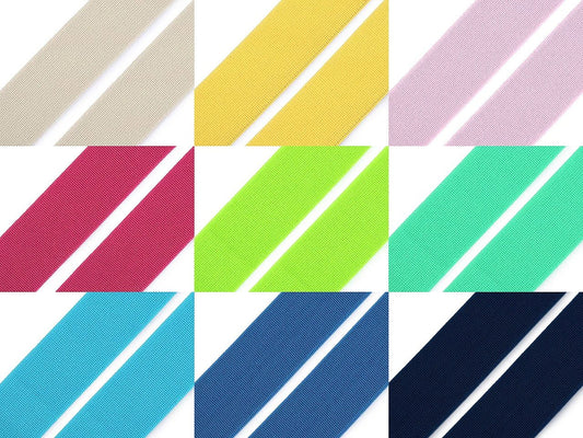 Attēls ar Mīksta gumija 25 mm | Elastīga gumija apģērbu šūšanai - tirkīzzila – pieejams Šarlotes audumi