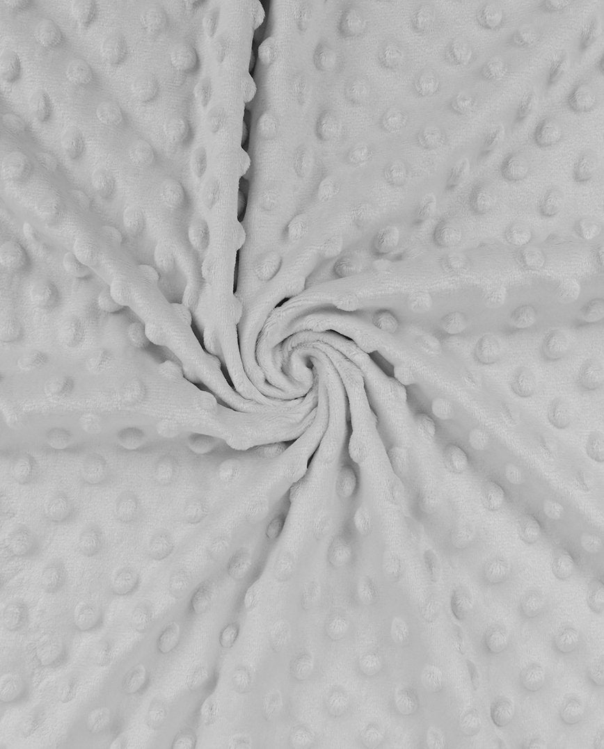 Minky flīss - gaiši pelēks 260 g/m²