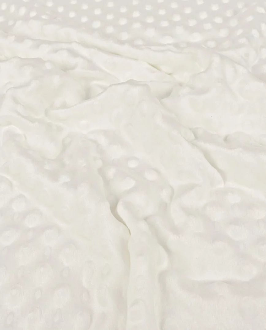 Minky fliss - piena balts 260 g/m²