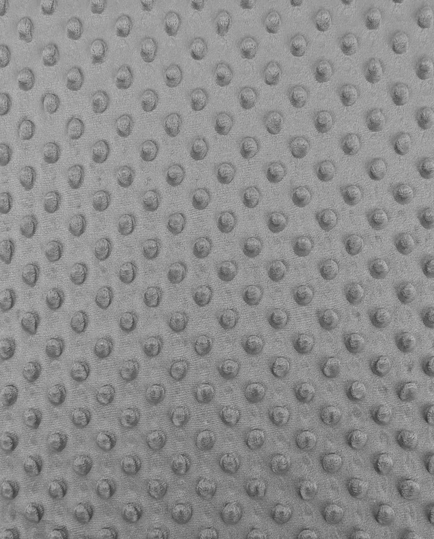 Minky flīss - tumši pelēks 260 g/m²