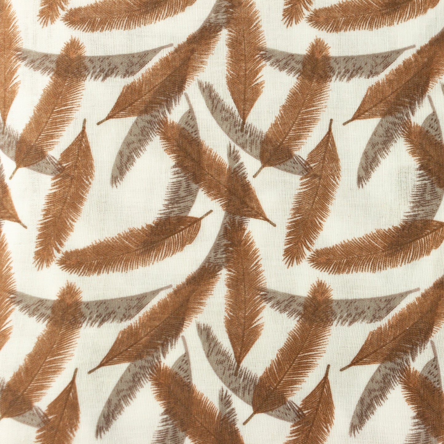 Muslīns - spalvu motīvs 140 g/m²