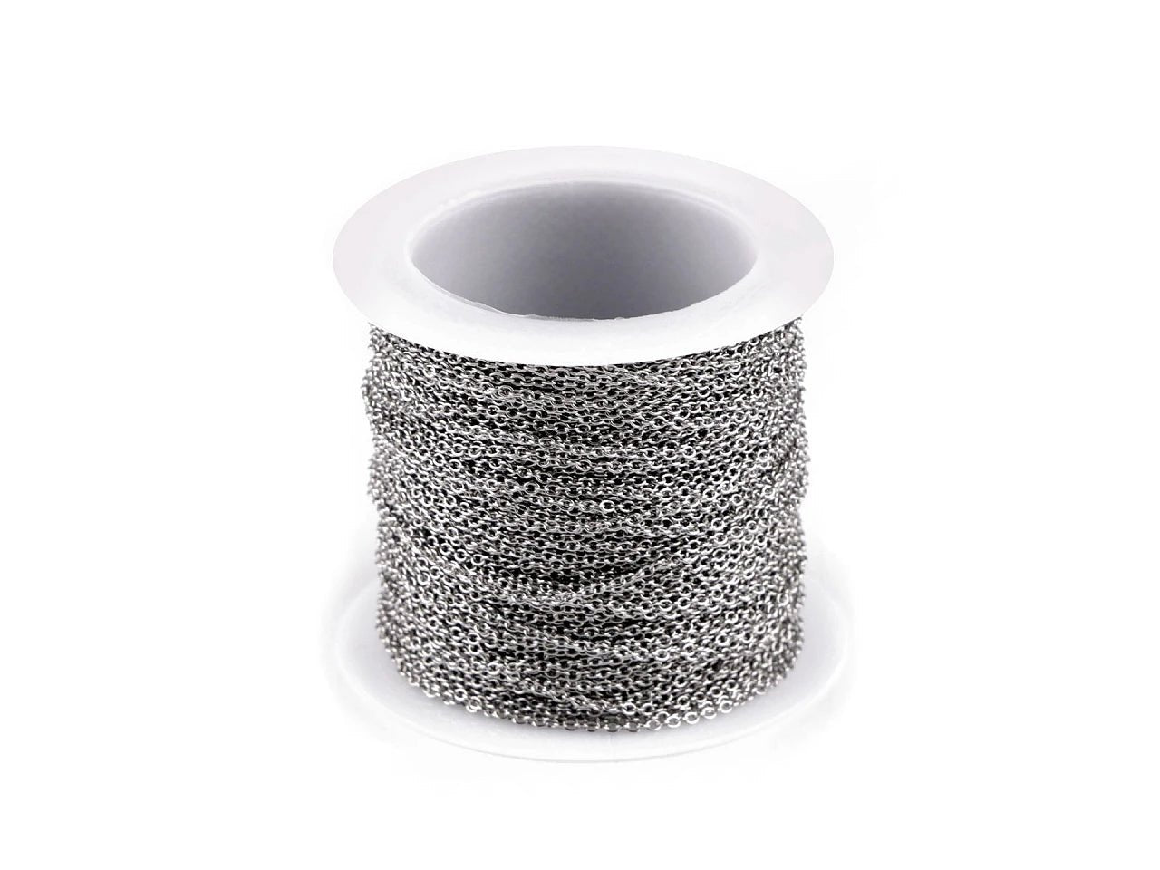 Nerūsējošā tērauda ķēdīte| 1 m garums, platums 1.2 vai 1.5 mm