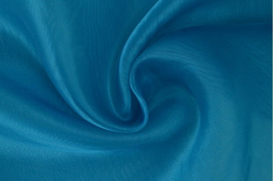 Organza - lagūnas zilais 25 g/m²