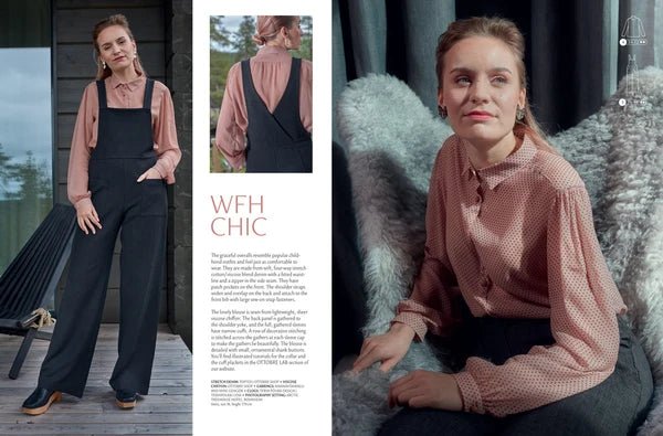 Pilt Ottobre design Woman 5/2020 – ingliskeelne naisterõivaste lõigete ajakiri – saadaval veebis Šarlotes audumi