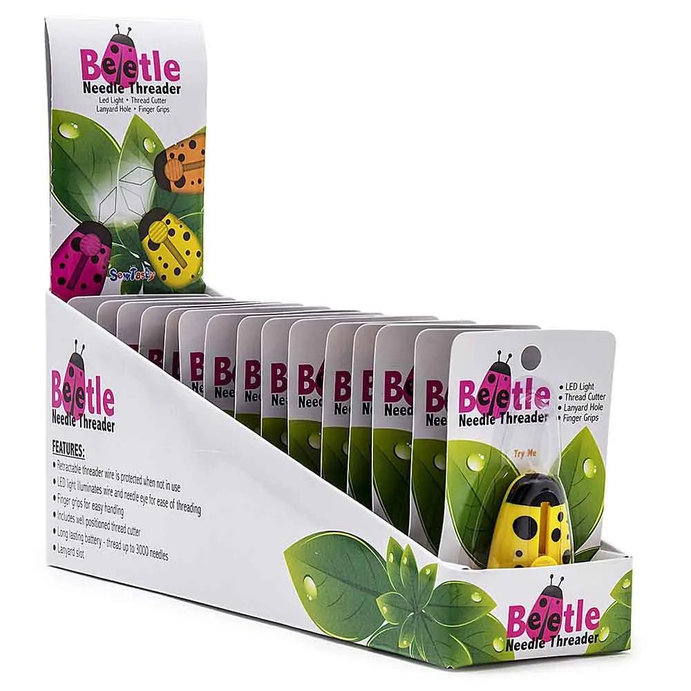 Attēls ar Palīgs diegu ievēršanai adatā “Sew Tasty” ar LED apgaismojumu – pieejams Šarlotes audumi