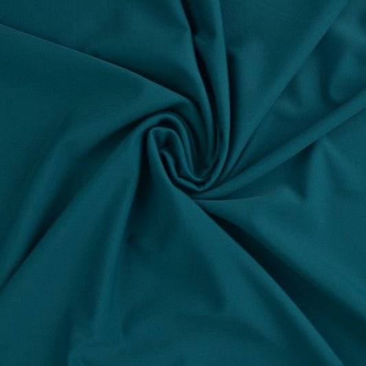 Peldkostīmu likras audums - petrol zils 220 g/m²