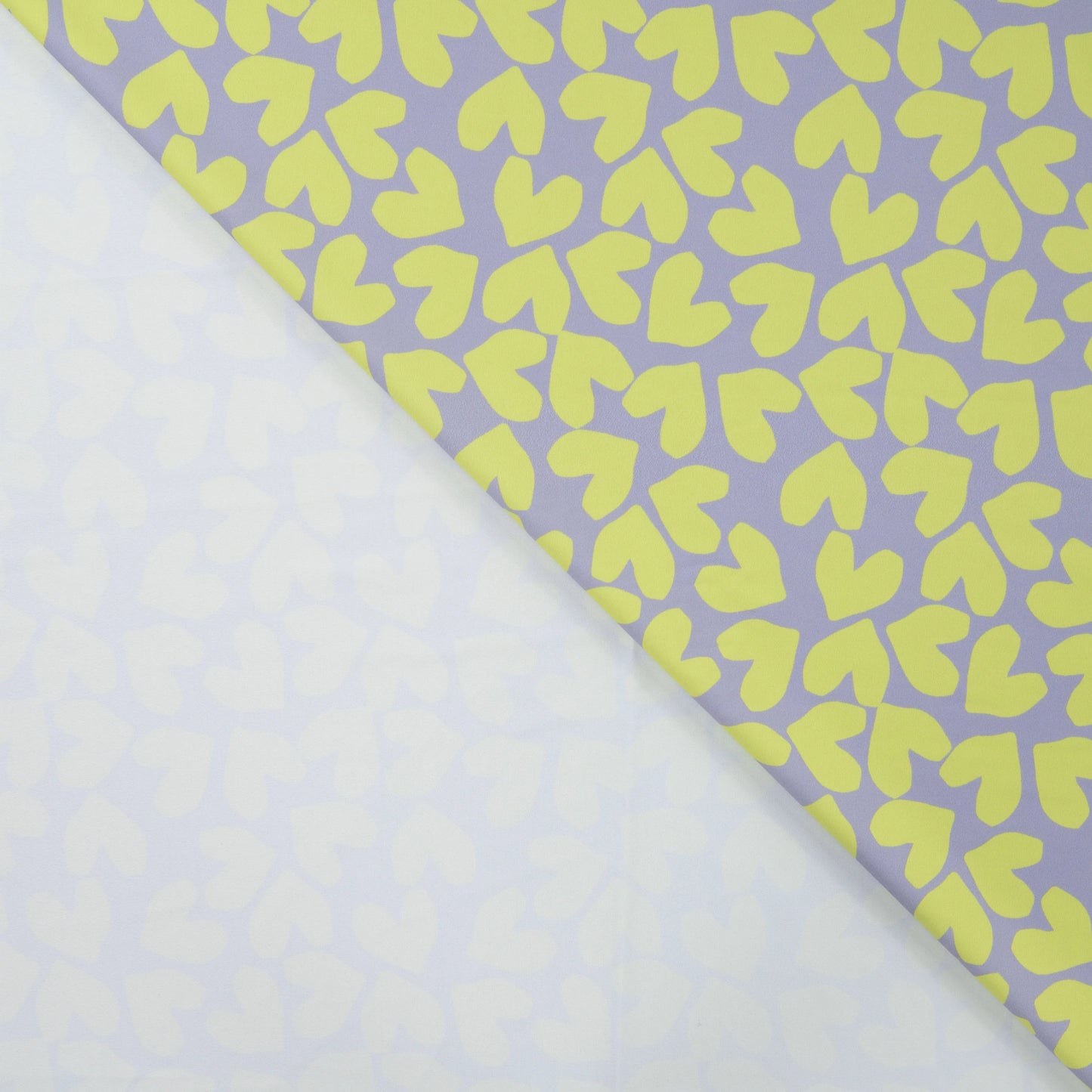 Peldkostīmu likras audums - sirsninas uz dūmakaini lillā 220 g/m² | UPF 50+