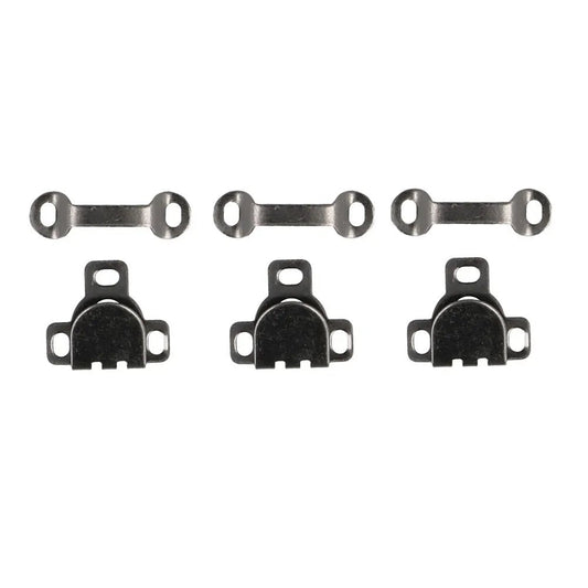 Piešujamie aizdares āķi un stienīši XS izmērs - melni (iepakojumā 3 pāri)