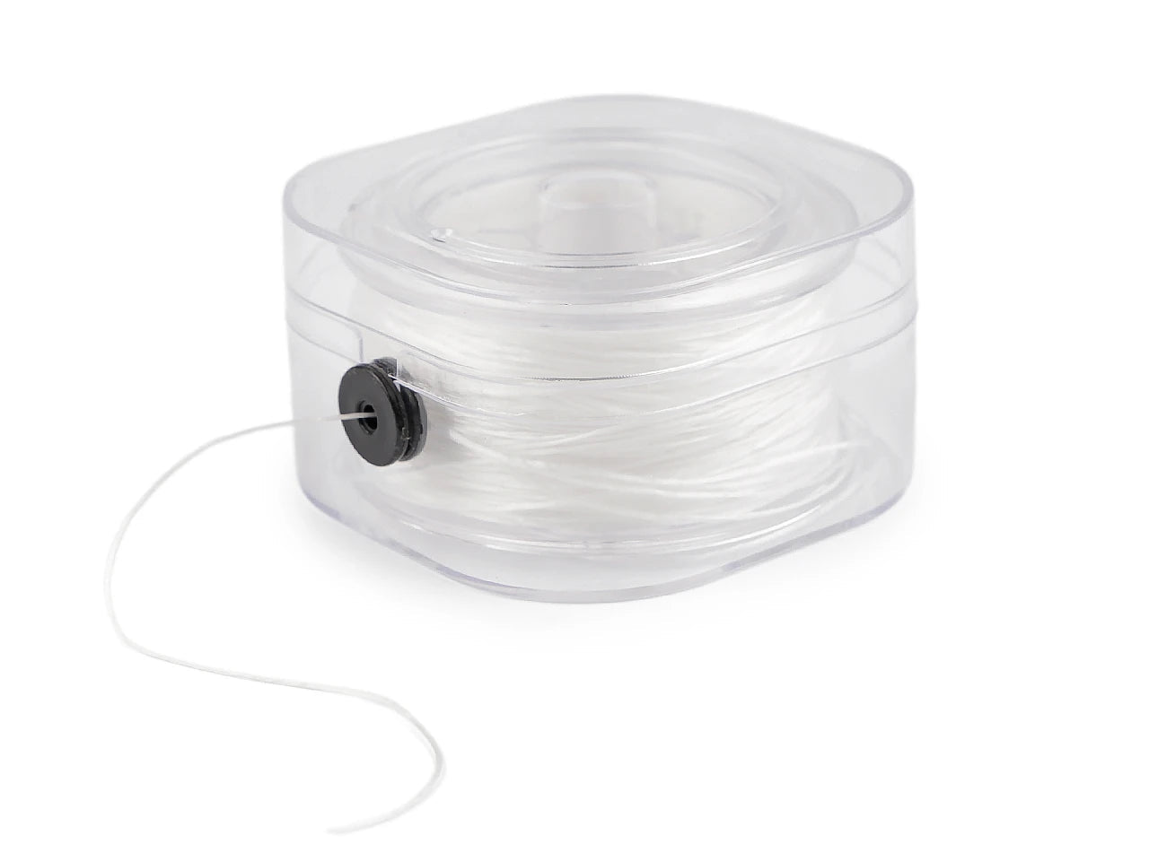 Attēls ar Plakana elastīgā aukla, gumija 0,8 mm (100 m) kastītē – pieejams Šarlotes audumi