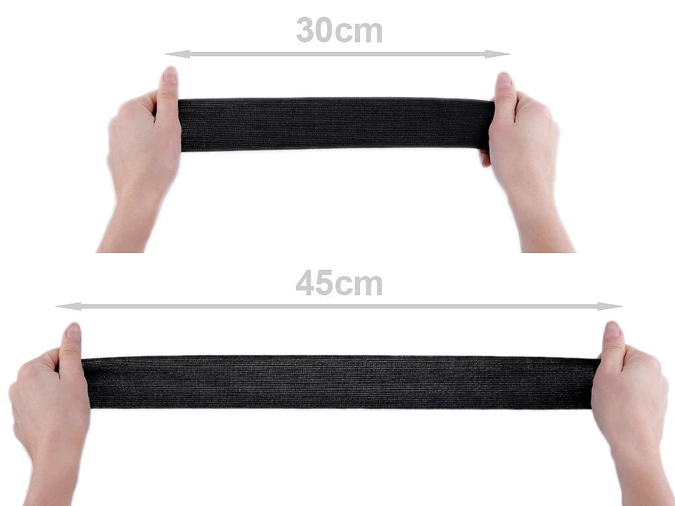 Plakanā gumija - 5 cm balta