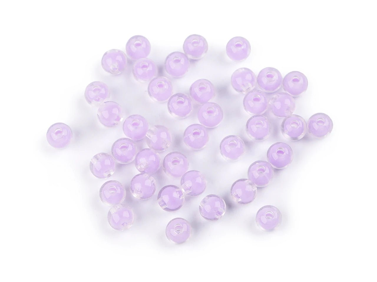 Plastmasas pērlītes Ø8 mm 10 g| dažādu toņu