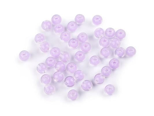 Plastmasas pērlītes Ø8 mm 10 g| dažādu toņu